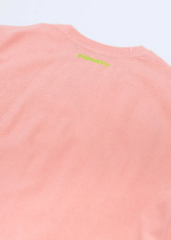 Lost Utopian Visions LUV Pill Logo SS Tee -Pink