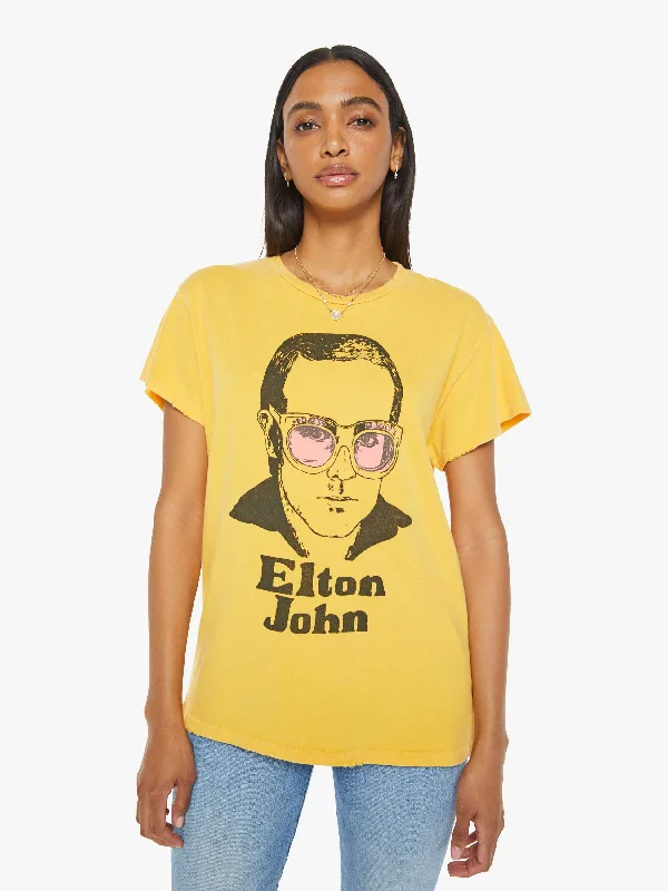 MadeWorn Elton John Tee - Goldenrod