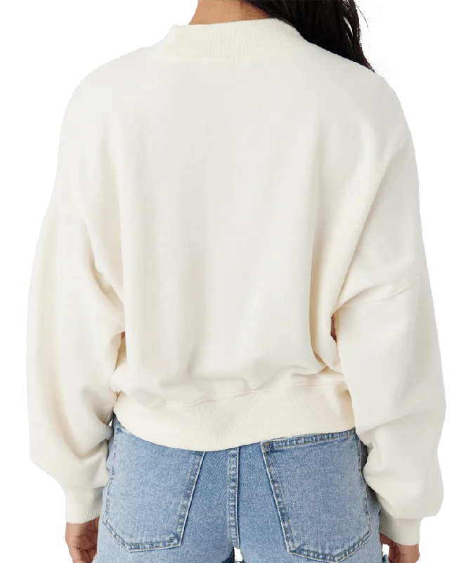 O'Neill Roam Slow Moment Crop Tee-Winter White