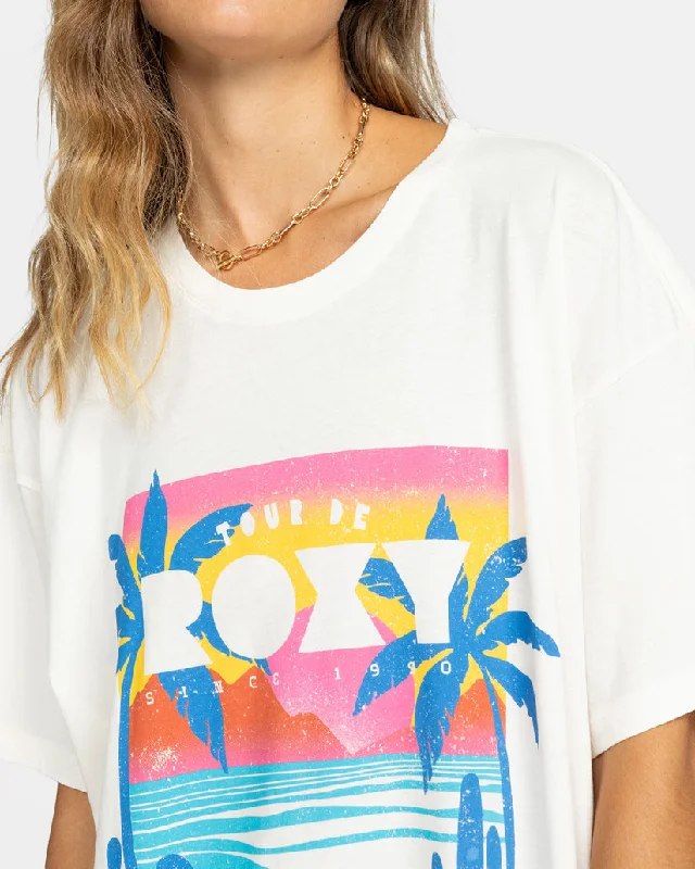 Roxy Tour De Roxy Tee-Egret