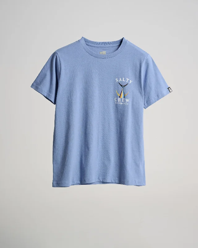 TAILED BOYFRIEND TEE - Blue Dusk