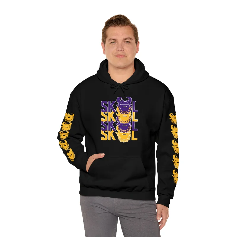 Unisex Heavy Blend™ Hooded Sweatshirt - 4x + Game Day Helmet (Sleeves)