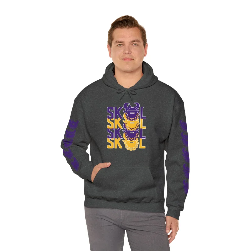 Unisex Heavy Blend™ Hooded Sweatshirt - 4x + Game Day Helmet (Sleeves)