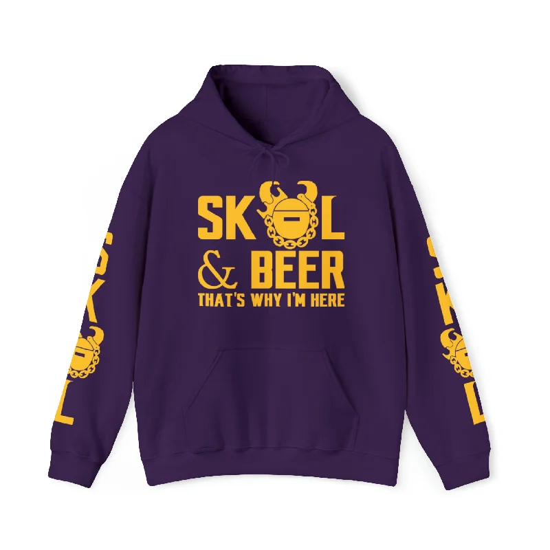 Unisex Heavy Blend™ Hooded Sweatshirt - & BEER + Original (Sleeves)