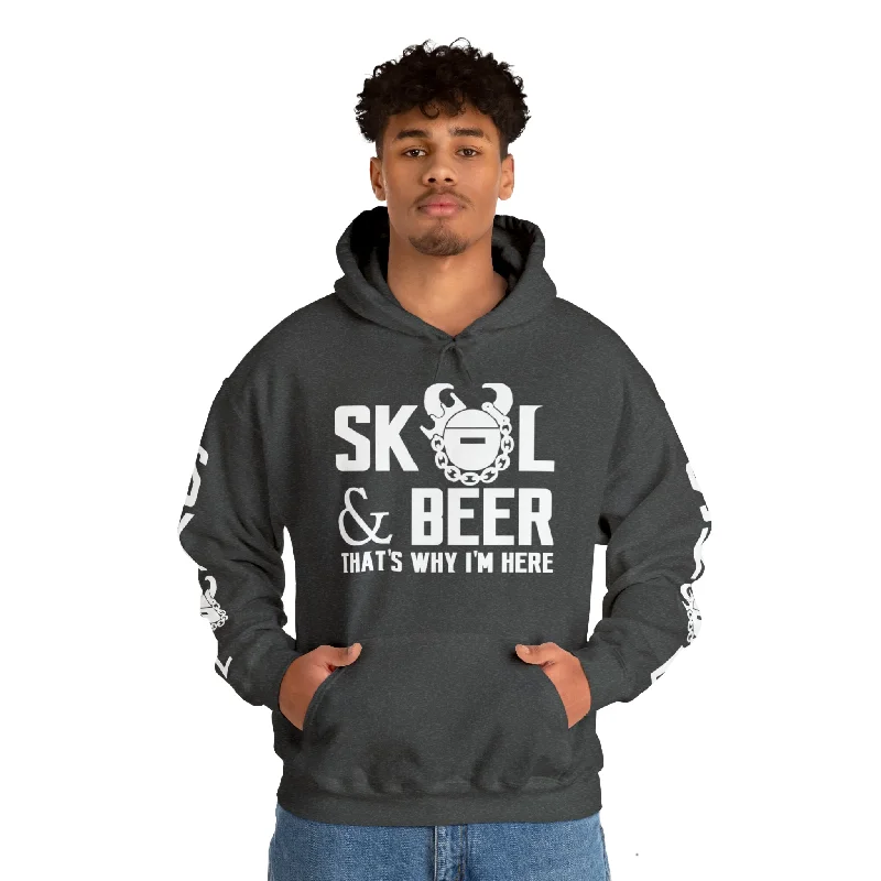 Unisex Heavy Blend™ Hooded Sweatshirt - & BEER + Original (Sleeves)