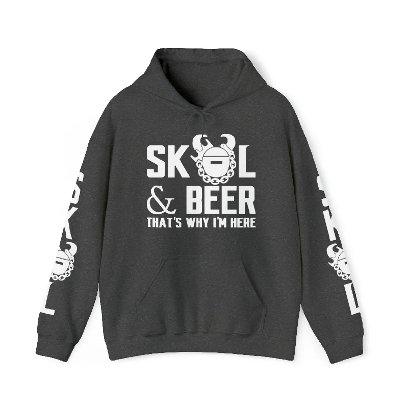 Unisex Heavy Blend™ Hooded Sweatshirt - & BEER + Original (Sleeves)