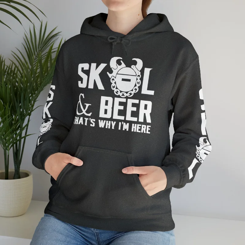 Unisex Heavy Blend™ Hooded Sweatshirt - & BEER + Original (Sleeves)