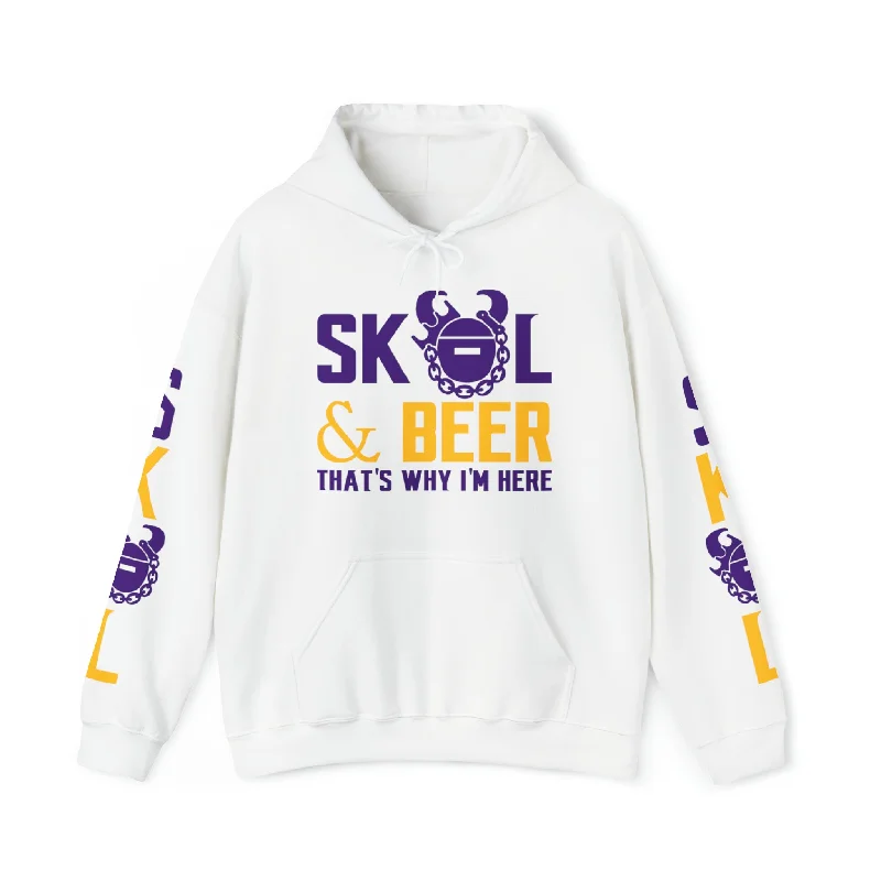 Unisex Heavy Blend™ Hooded Sweatshirt - & BEER + Original (Sleeves)