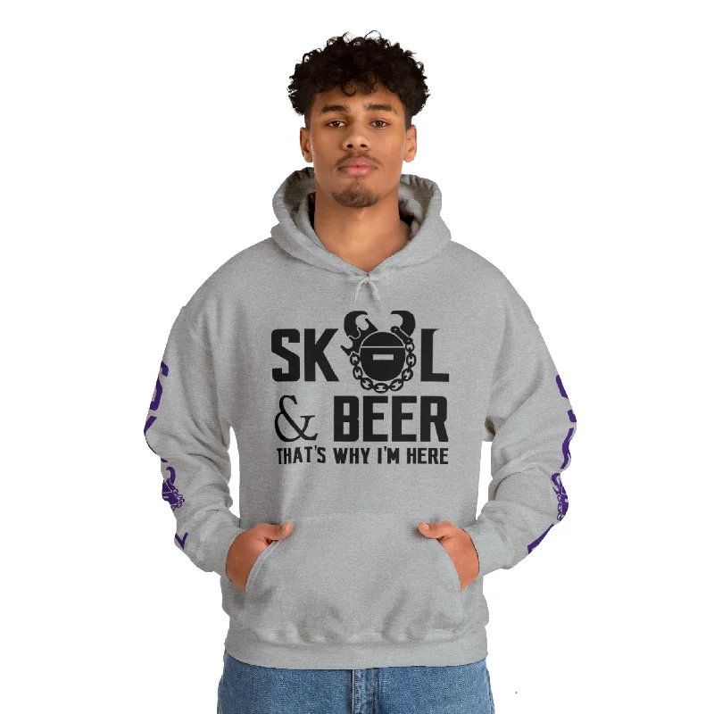 Unisex Heavy Blend™ Hooded Sweatshirt - & BEER + Original (Sleeves)