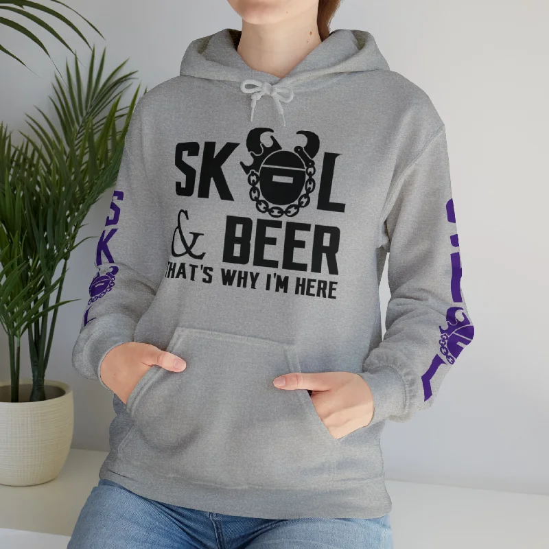 Unisex Heavy Blend™ Hooded Sweatshirt - & BEER + Original (Sleeves)