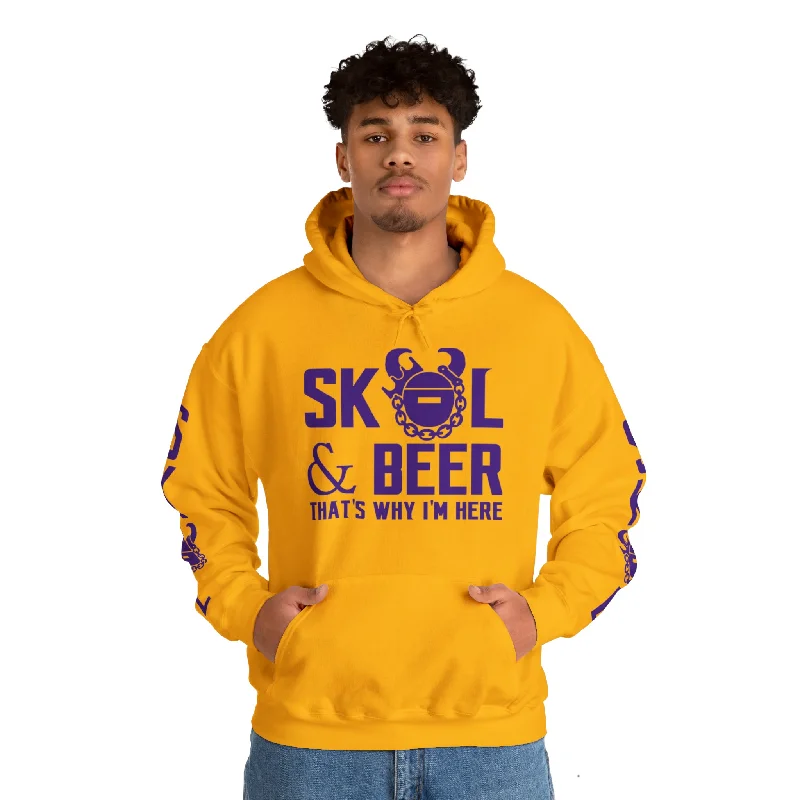 Unisex Heavy Blend™ Hooded Sweatshirt - & BEER + Original (Sleeves)