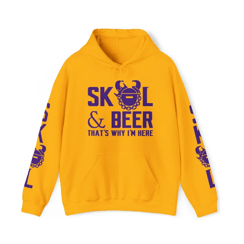 Unisex Heavy Blend™ Hooded Sweatshirt - & BEER + Original (Sleeves)