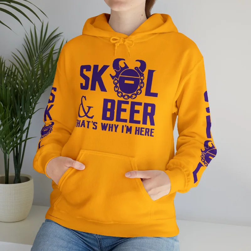 Unisex Heavy Blend™ Hooded Sweatshirt - & BEER + Original (Sleeves)