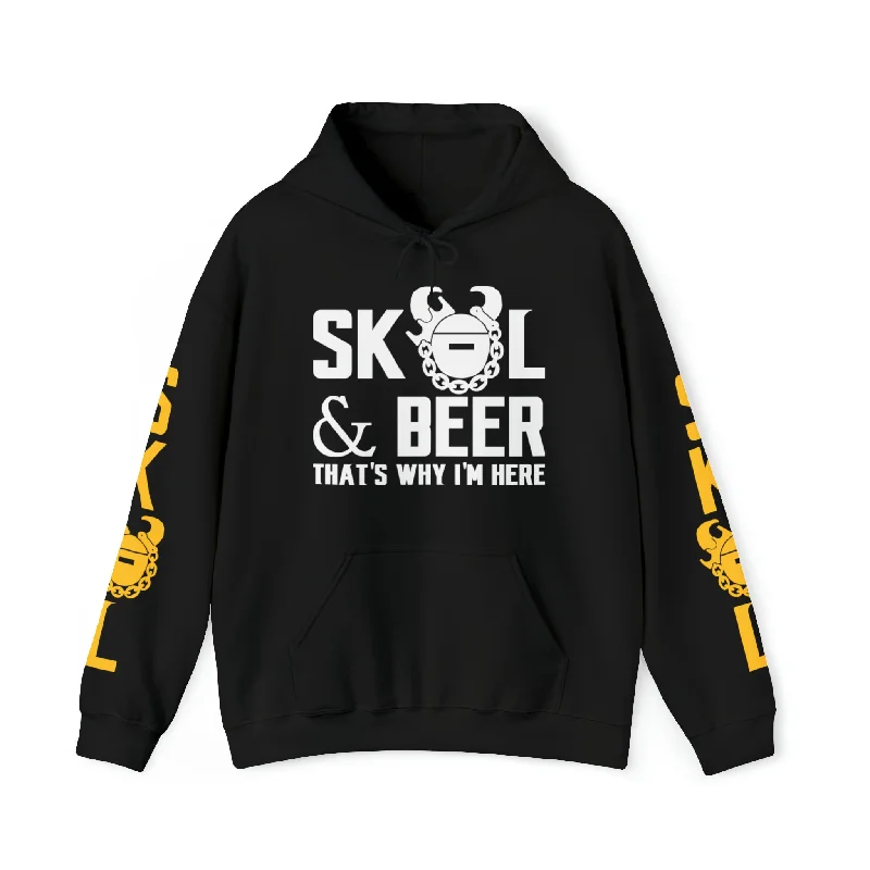 Unisex Heavy Blend™ Hooded Sweatshirt - & BEER + Original (Sleeves)