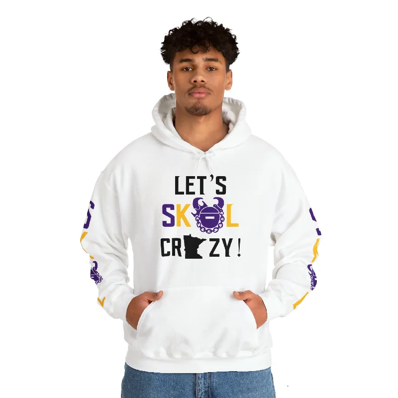 Unisex Heavy Blend™ Hooded Sweatshirt - Let's go Crazy! + Original (Sleeves)