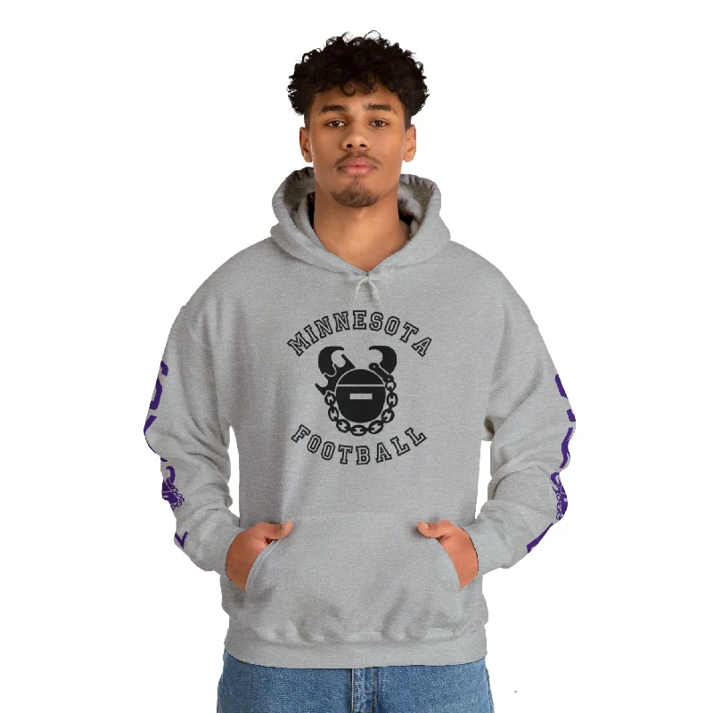 Unisex Heavy Blend™ Hooded Sweatshirt - Minnesota Football + Original (Sleeves)