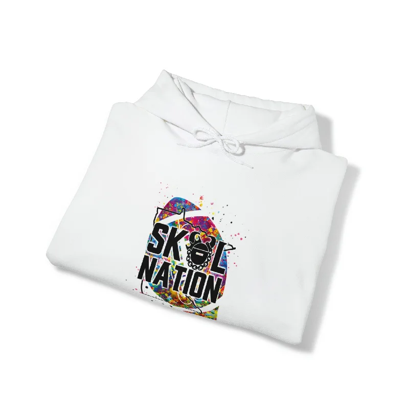 Unisex Heavy Blend™ Hooded Sweatshirt - MN Nation (Color Blast) + Original (Sleeves)