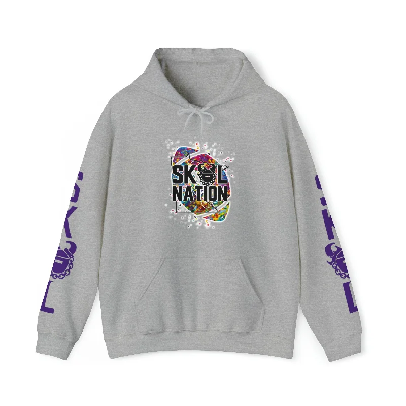 Unisex Heavy Blend™ Hooded Sweatshirt - MN Nation (Color Blast) + Original (Sleeves)