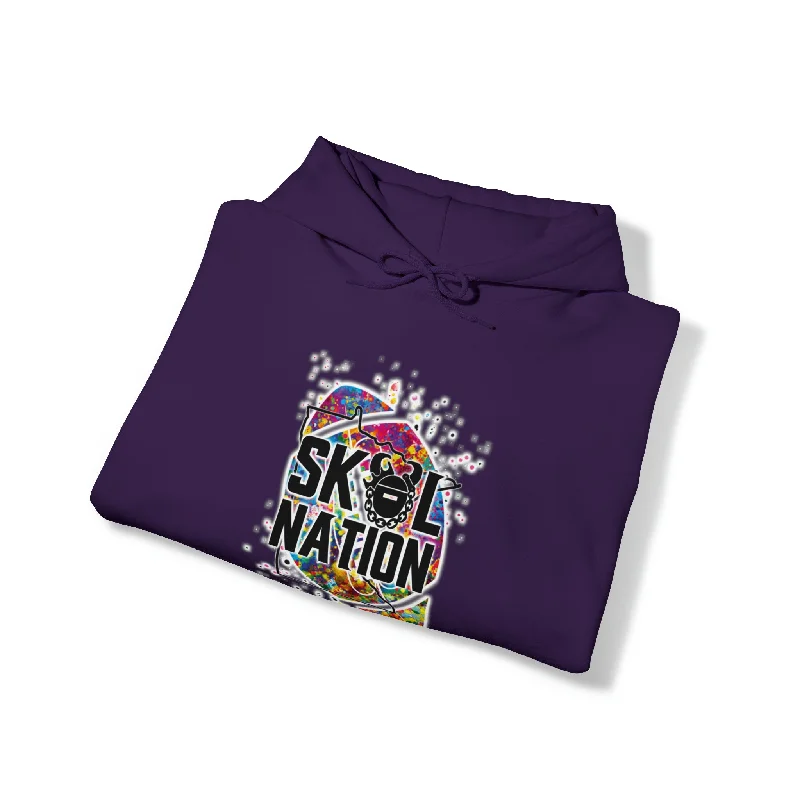 Unisex Heavy Blend™ Hooded Sweatshirt - MN Nation (Color Blast) + Original (Sleeves)