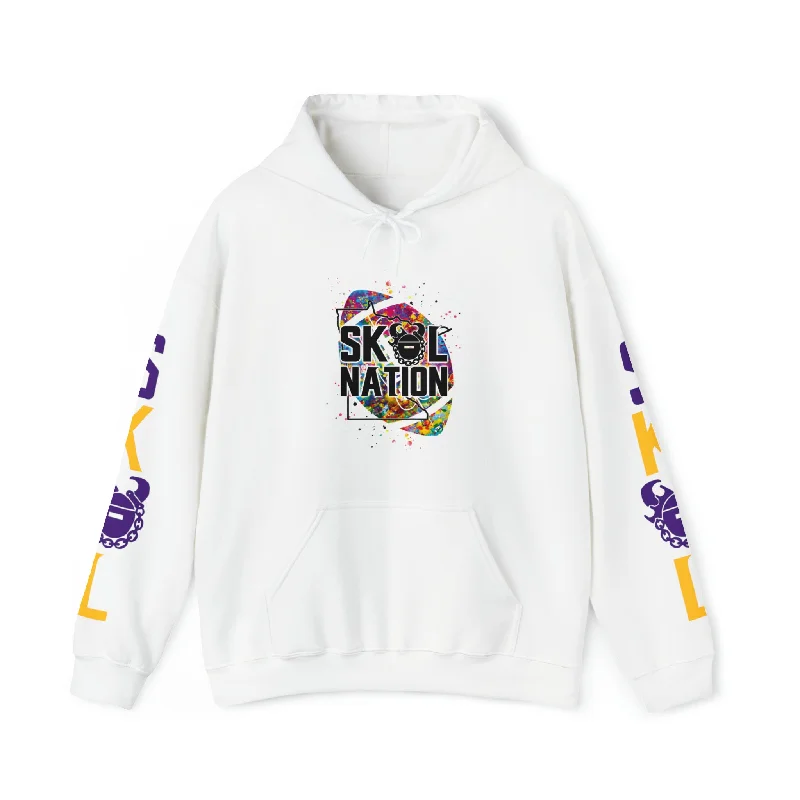 Unisex Heavy Blend™ Hooded Sweatshirt - MN Nation (Color Blast) + Original (Sleeves)