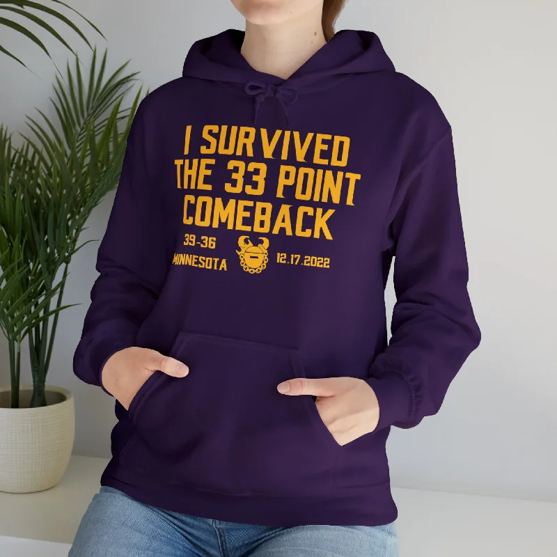 Unisex Heavy Blend™ Hoodie - Survived the 33 Point Comeback