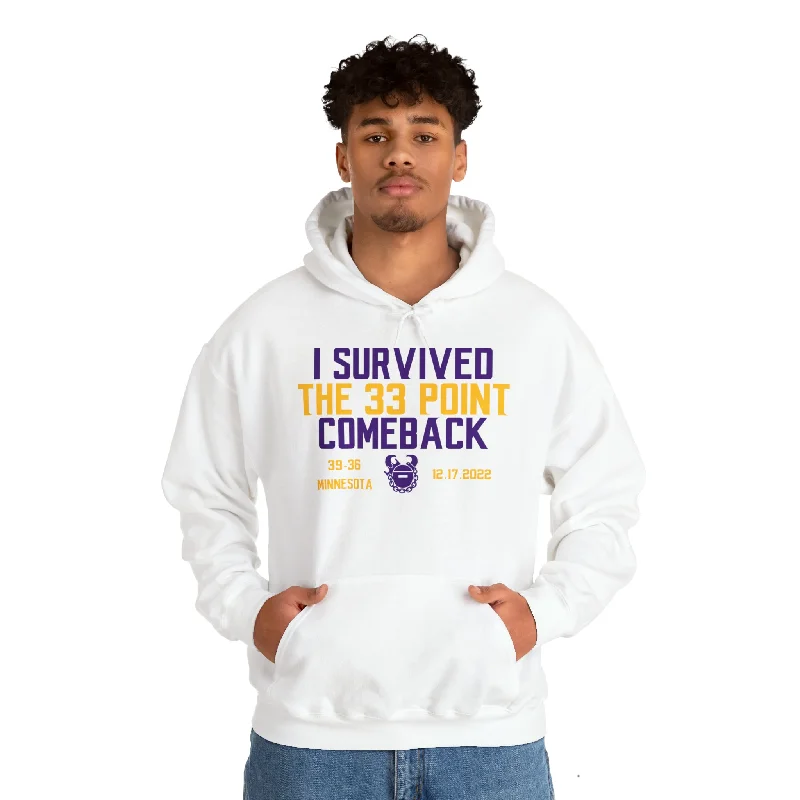 Unisex Heavy Blend™ Hoodie - Survived the 33 Point Comeback