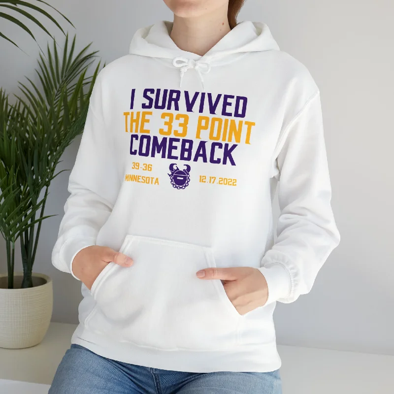 Unisex Heavy Blend™ Hoodie - Survived the 33 Point Comeback