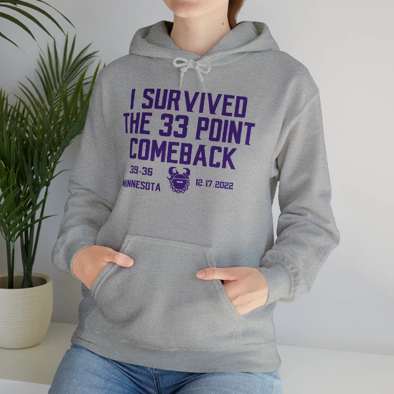 Unisex Heavy Blend™ Hoodie - Survived the 33 Point Comeback