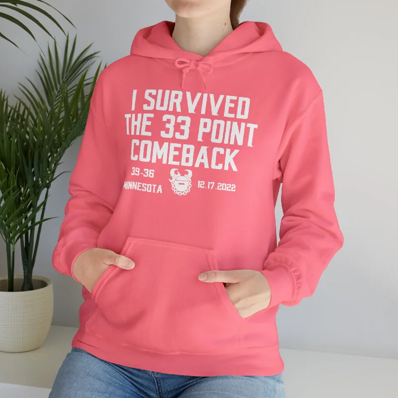 Unisex Heavy Blend™ Hoodie - Survived the 33 Point Comeback