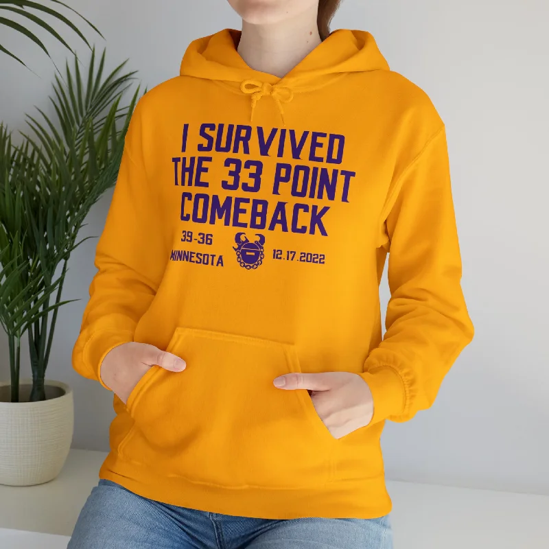 Unisex Heavy Blend™ Hoodie - Survived the 33 Point Comeback