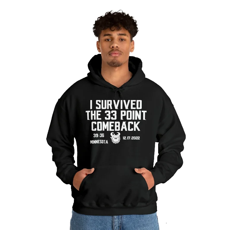 Unisex Heavy Blend™ Hoodie - Survived the 33 Point Comeback