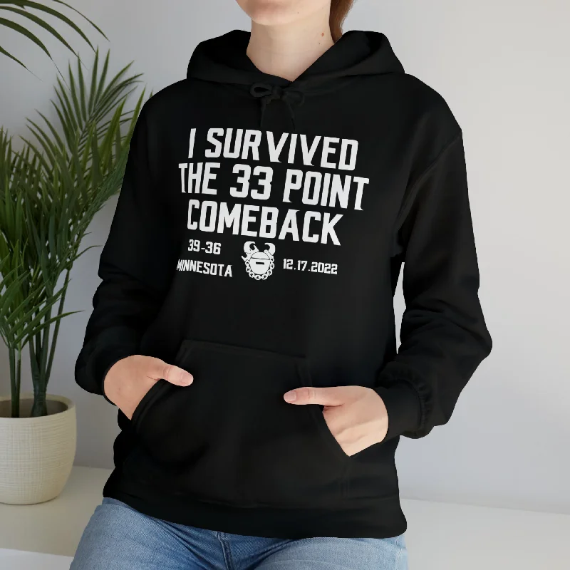 Unisex Heavy Blend™ Hoodie - Survived the 33 Point Comeback