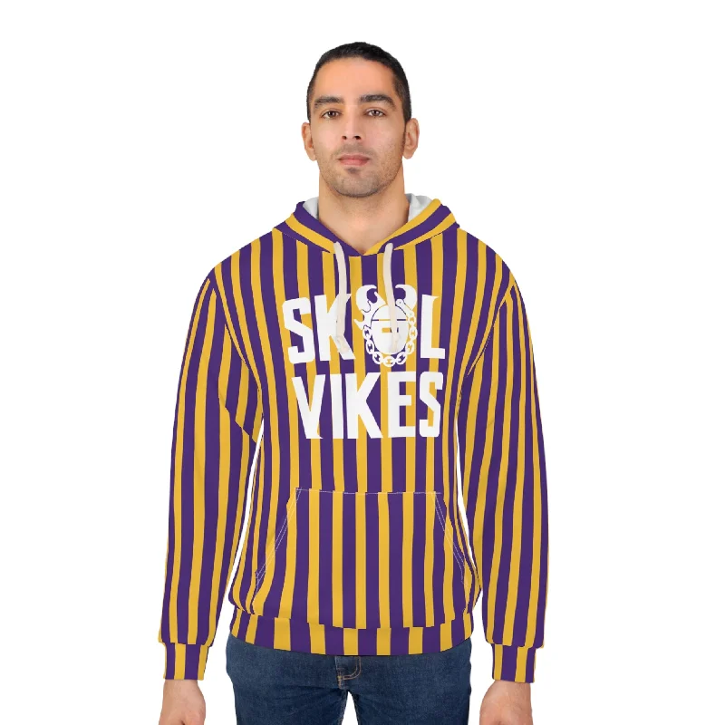 Unisex Pullover Hoodie - Stripes - Vikes