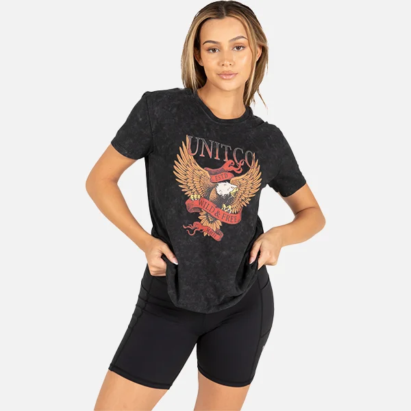 Unit Ladies Kruger Tee - Vintage Black