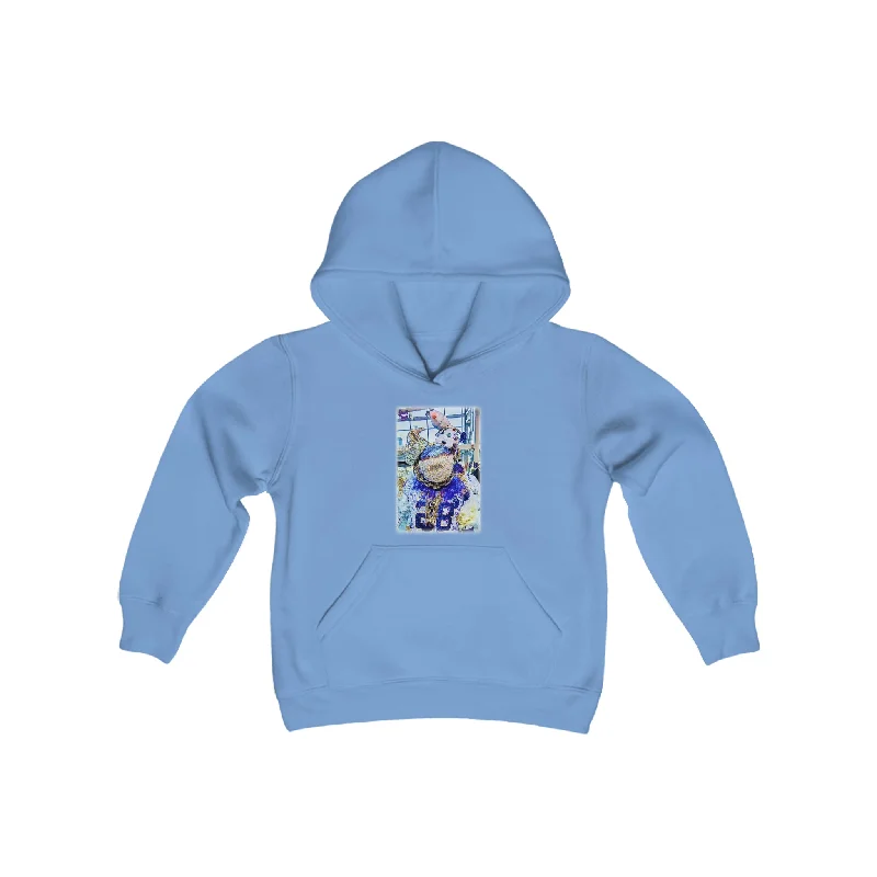 Youth Heavy Blend Hoodie - FANtastic - Winter Whiteout