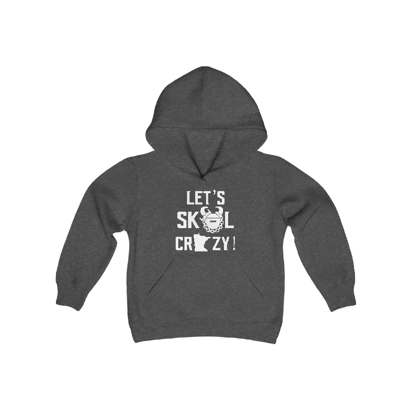 Youth Heavy Blend Hoodie - Let's go Crazy!