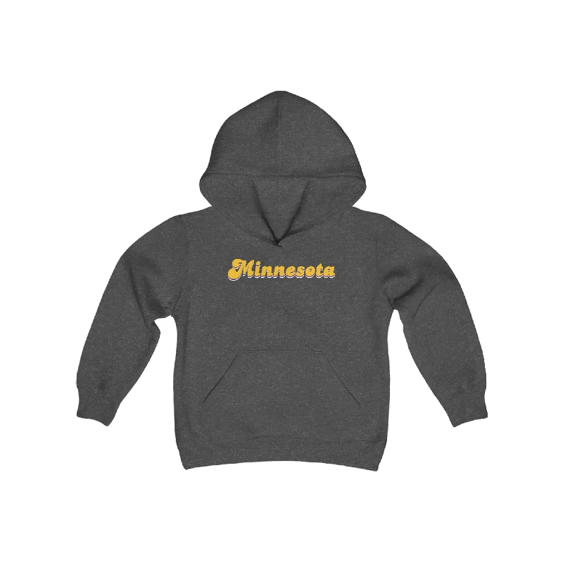 Youth Heavy Blend Hoodie - Minnesota (Retro)