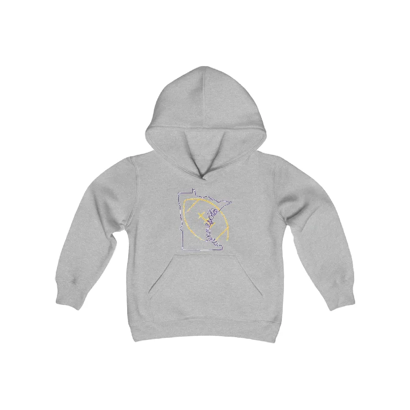 Youth Heavy Blend Hoodie - MN State Football