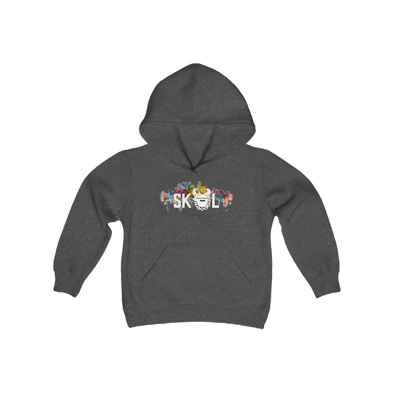 Youth Heavy Blend Hoodie - Skyline