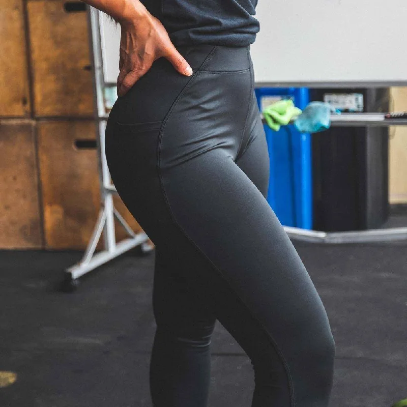 Women's Fitness 7/8 Cropped Legging - Black