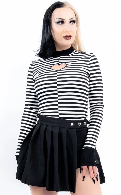 Heartbreaker Striped Long Sleeve Top