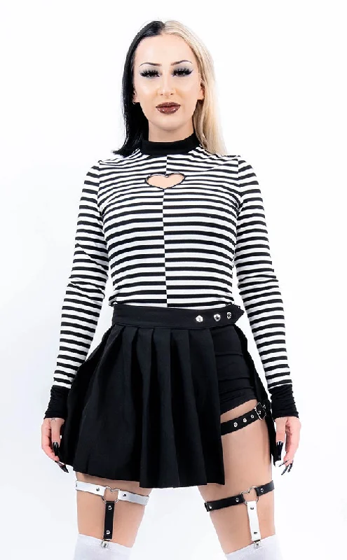 Heartbreaker Striped Long Sleeve Top