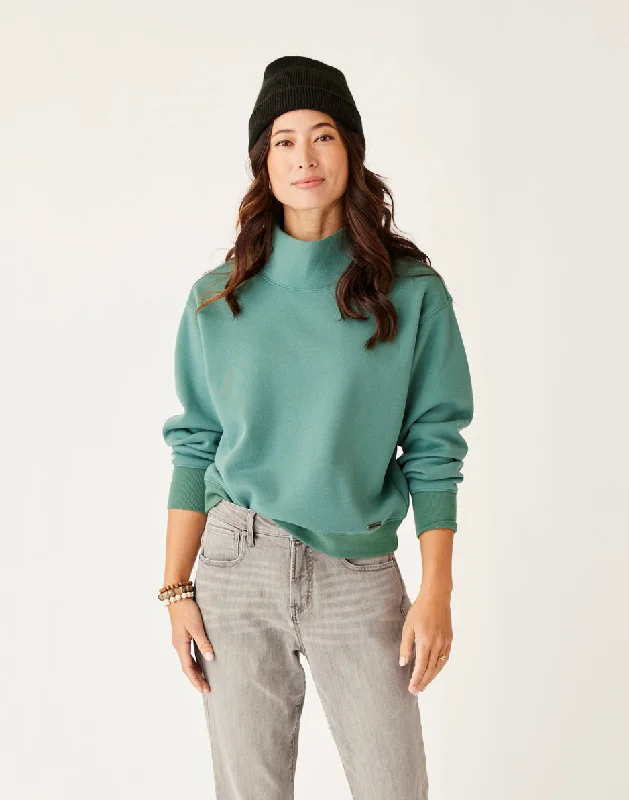 Lennox Fleece Top: Forest