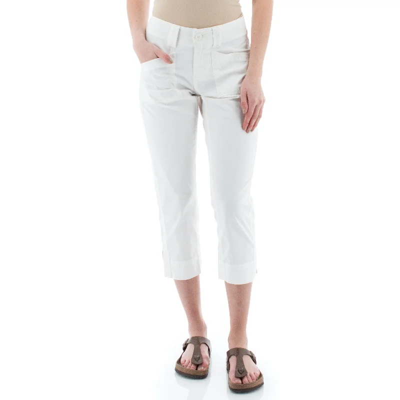 Women's Arden Crop Pant - White