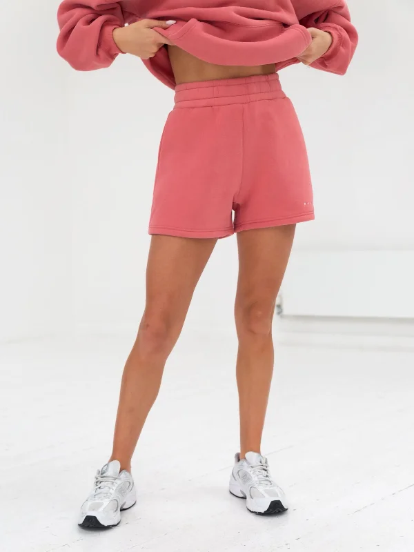 Isabel Jogger Shorts - Sunrise Coral