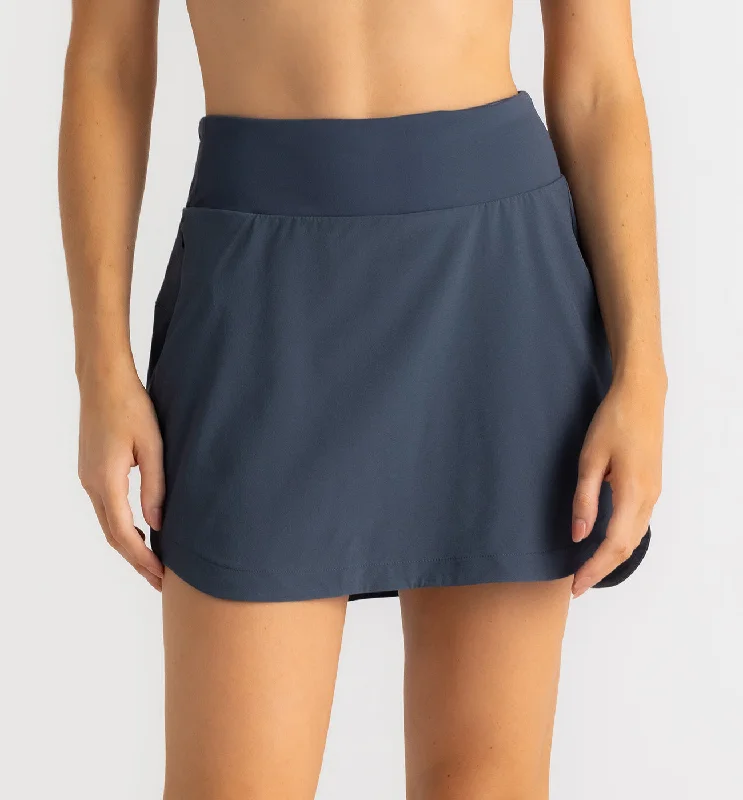 Women's Bamboo-Lined Active Breeze Skort (15"") - Blue Dusk II