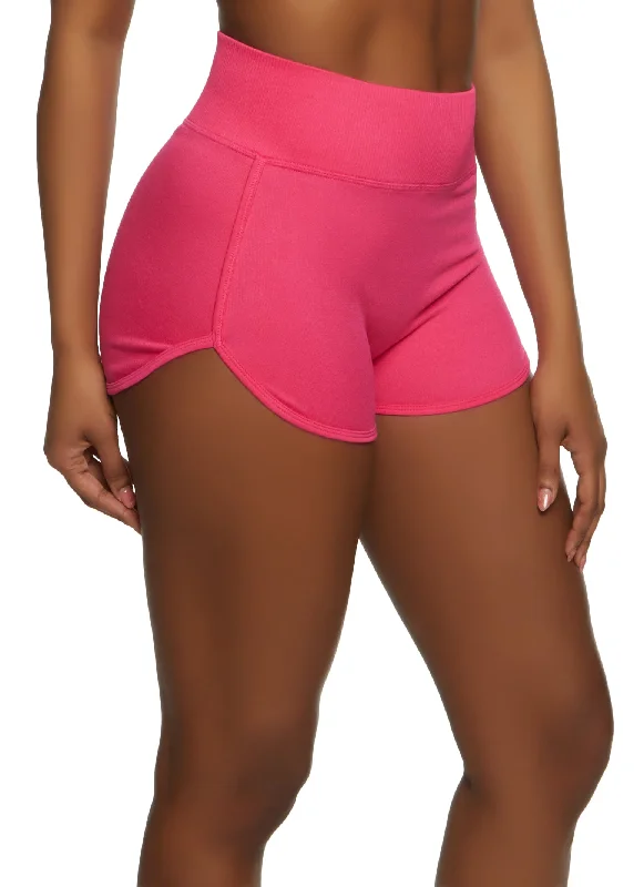 Seamless Dolphin Hem Shorts