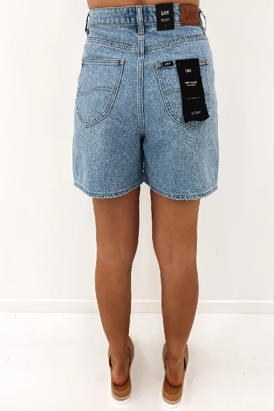 High Baggy Short Genie Blue