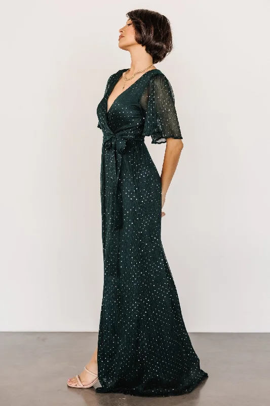 Grace Sparkle Gown | Emerald