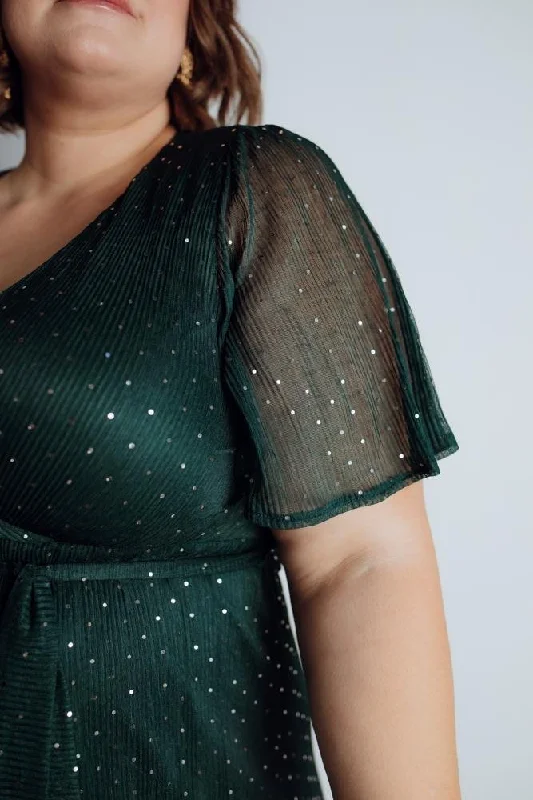 Grace Sparkle Gown | Emerald